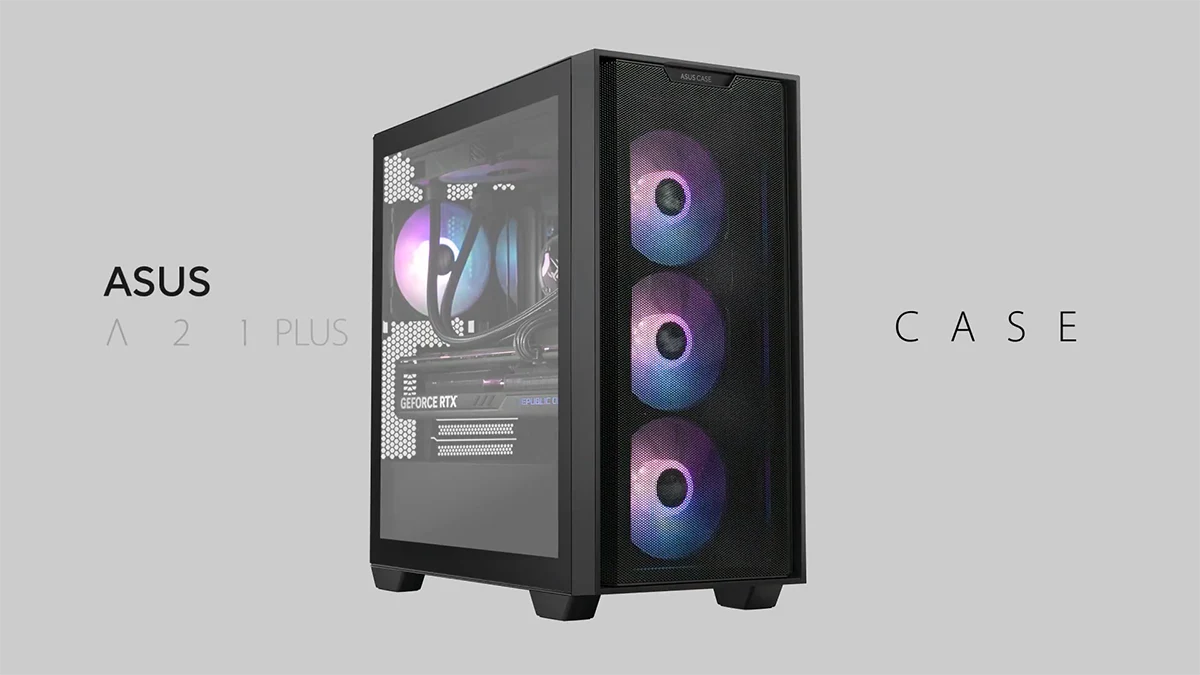 ASUS A21 PLUS ARGB mATX Mid Tower Casing - Black Price in BD ASUS A21 PLUS ARGB mATX Mid Tower Casing - Black Price in BD